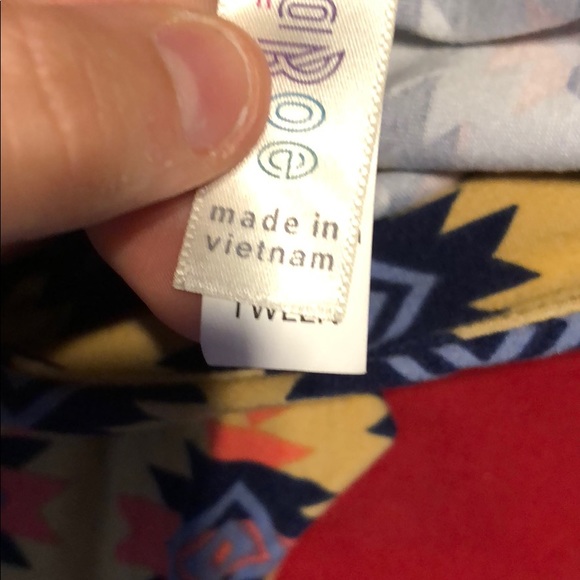 LuLaRoe Leggings TWEEN - Picture 3 of 3